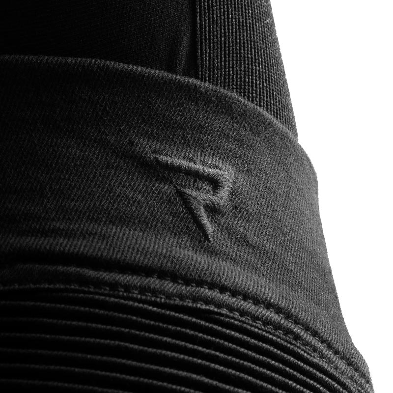 Rebelhorn Chica damers cropped motorcykelleggings i sort