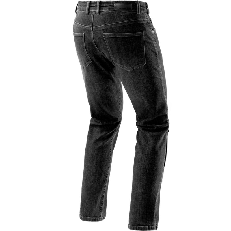 Rebelhorn Classic Monolayer Lange Motorcykel Jeans Vasket Sort