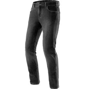 Rebelhorn Classic Monolayer Ekstra Cropped Motorcykel Jeans Vasket Sort