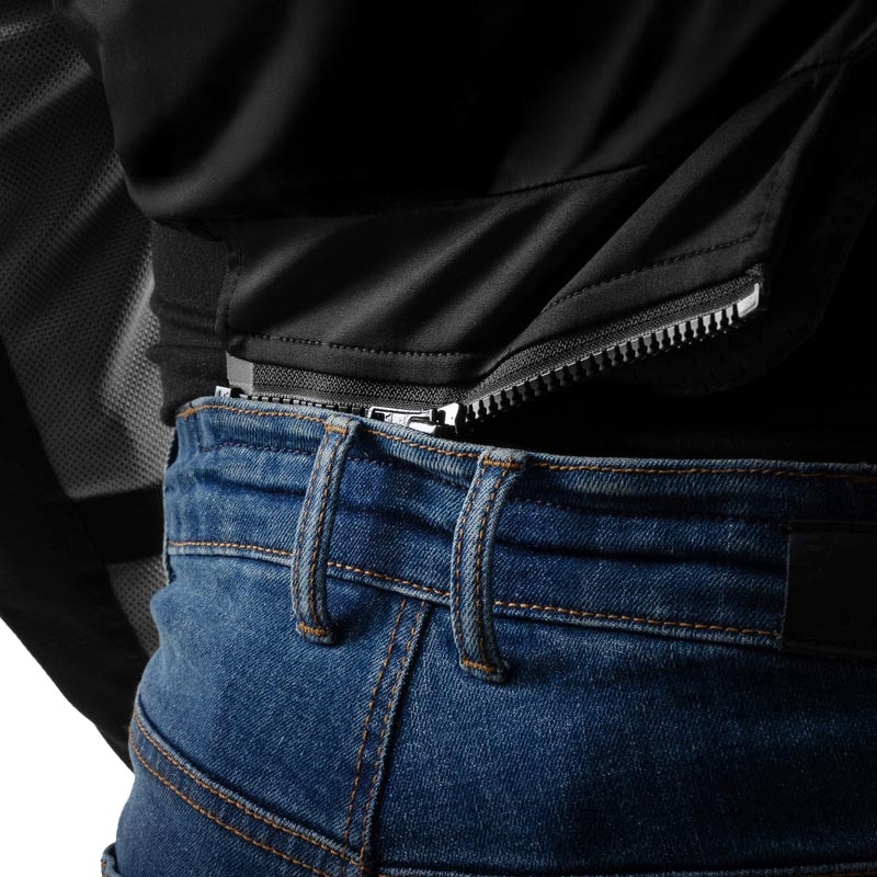 Rebelhorn Classic Monolayer Biker Jeans Vasket Blå