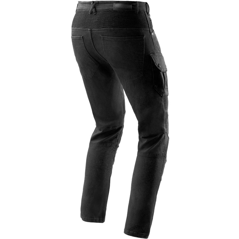 Rebelhorn Faster cropped motorcykeljeans i sort
