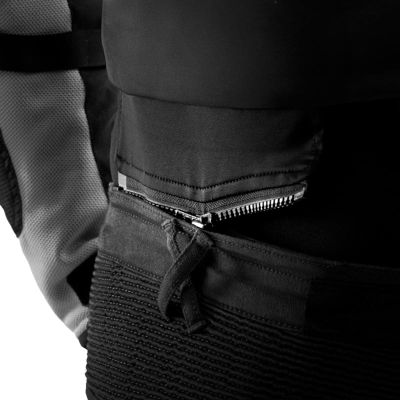 Rebelhorn Faster cropped motorcykeljeans i sort