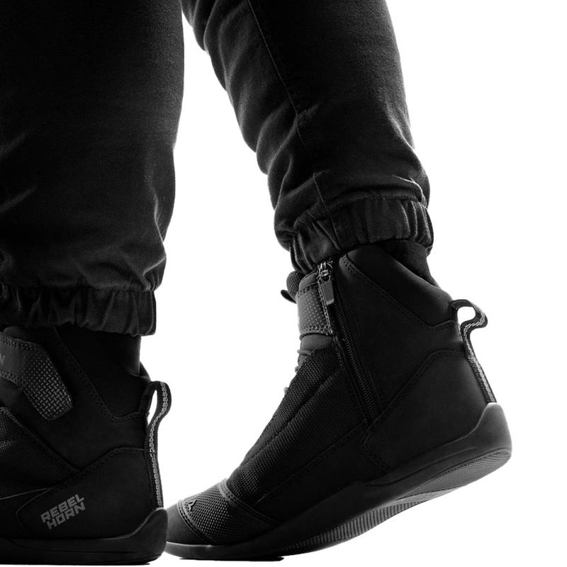 Dame motorcykeljeans Rebelhorn Faster sort