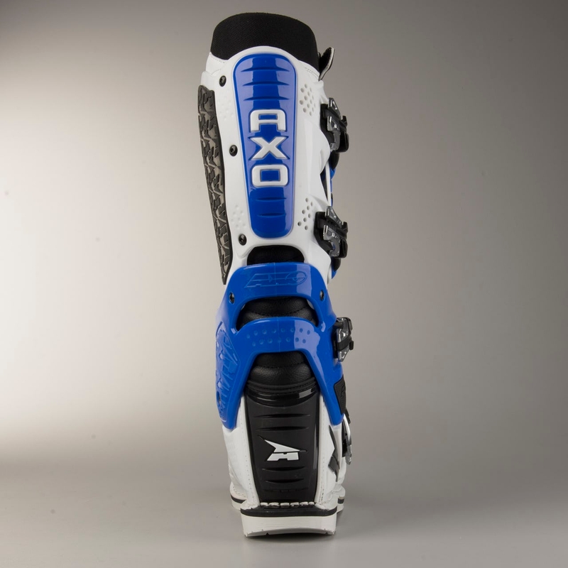 Moto boty AXO A2 bílo-modré výprodej