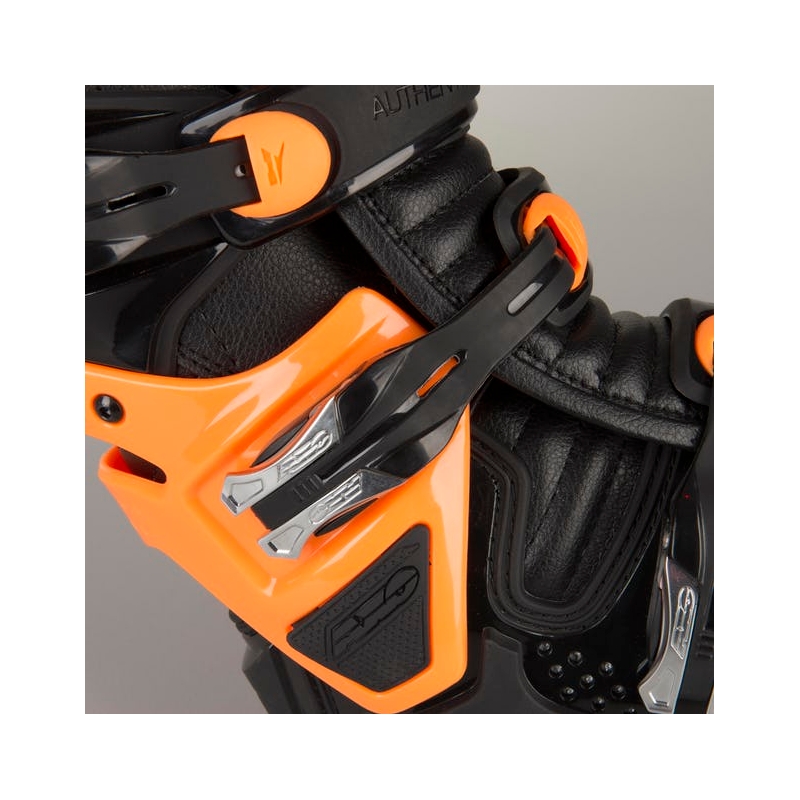 Moto boty AXO A2 černo-fluo oranžové výprodej