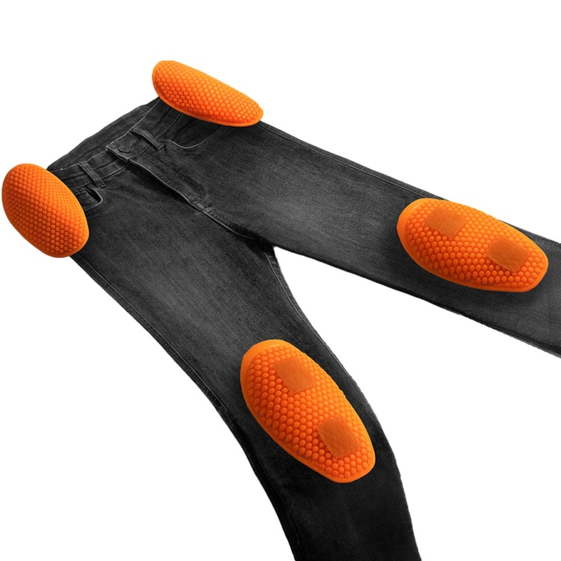 Dame motorcykeljeans Rebelhorn Classic Monolayer vasket sort