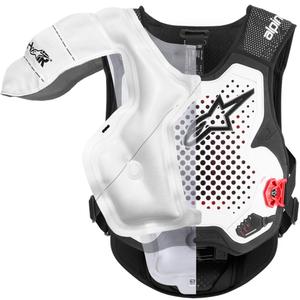 Alpinestars TECH-AIR®MX PLASMA system airbagvest hvid-sort-rød