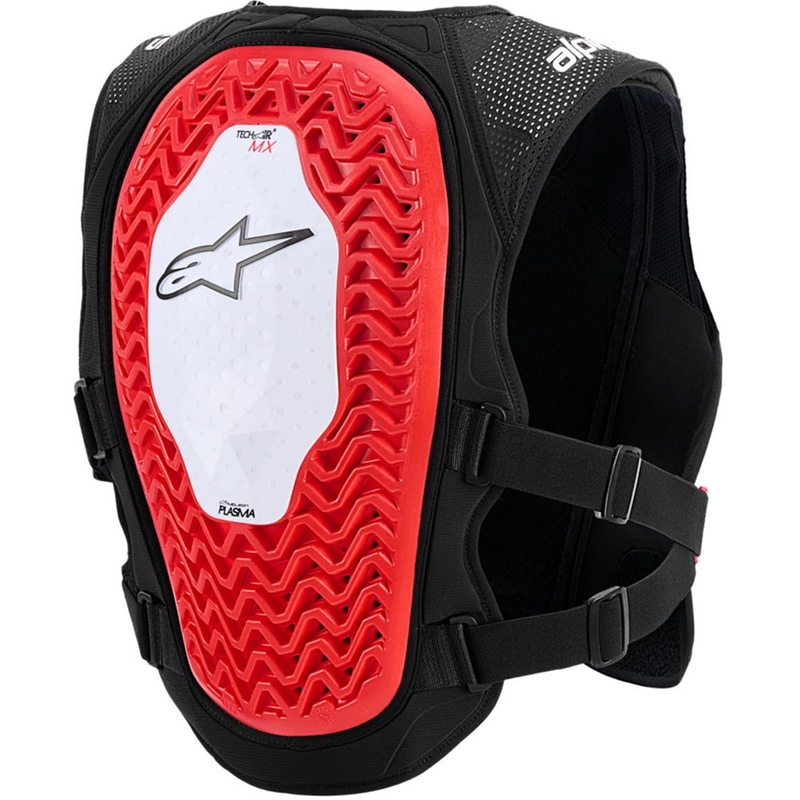 Alpinestars TECH-AIR®MX PLASMA system airbagvest hvid-sort-rød