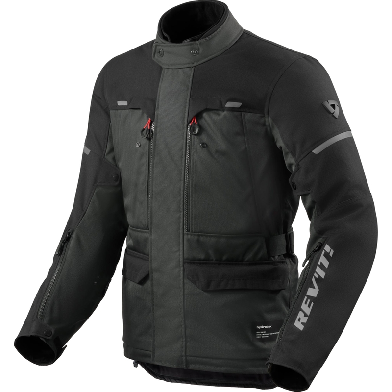 Motorcykeljakke Revit Outback 5 H2O Antracit-Sort