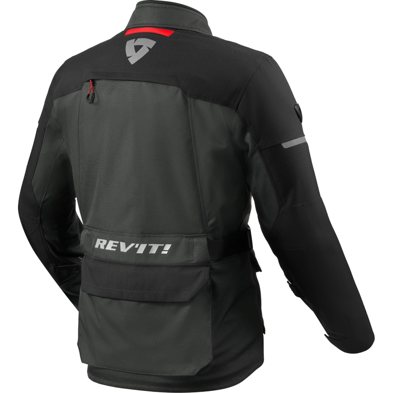 Motorcykeljakke Revit Outback 5 H2O Antracit-Sort