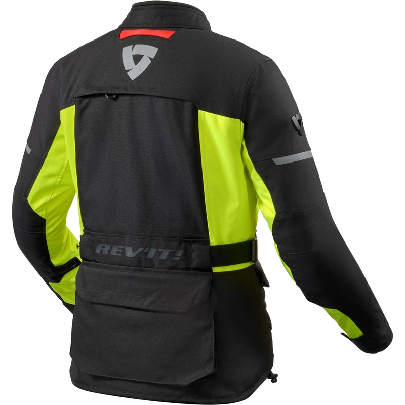 Motorcykeljakke Revit Outback 5 H2O Dame, Sort/Fluo Gul