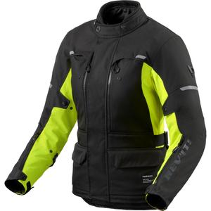 Motorcykeljakke Revit Outback 5 H2O Dame, Sort/Fluo Gul