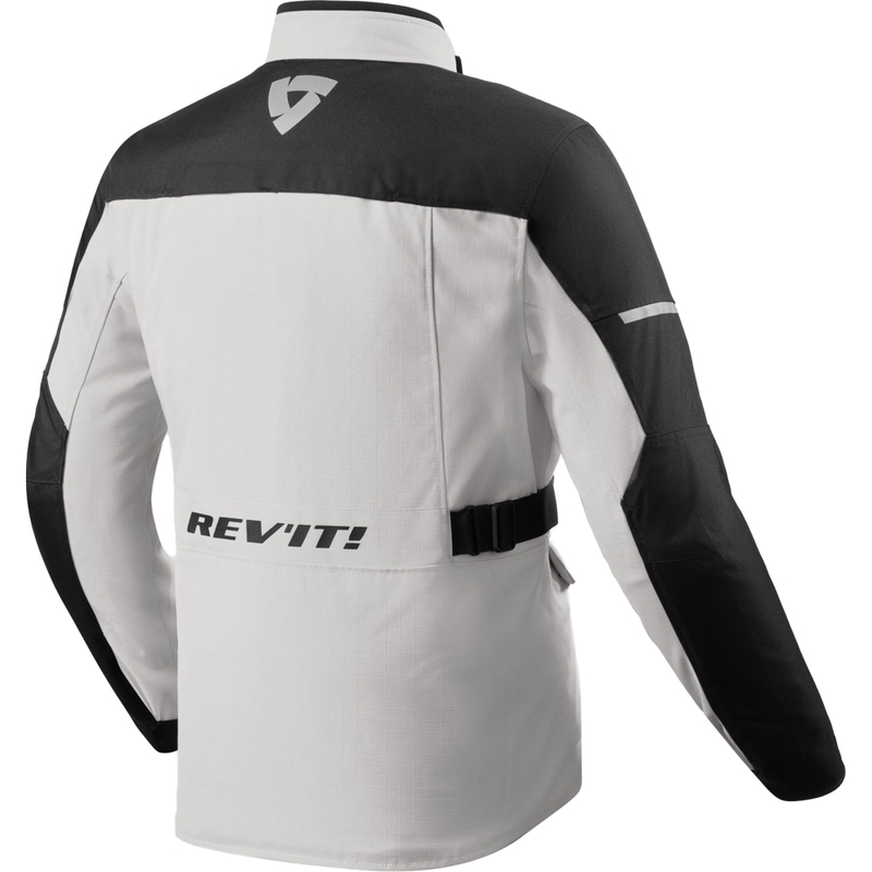 Motorcykeljakke Revit Convergent H2O, Sølv-Sort