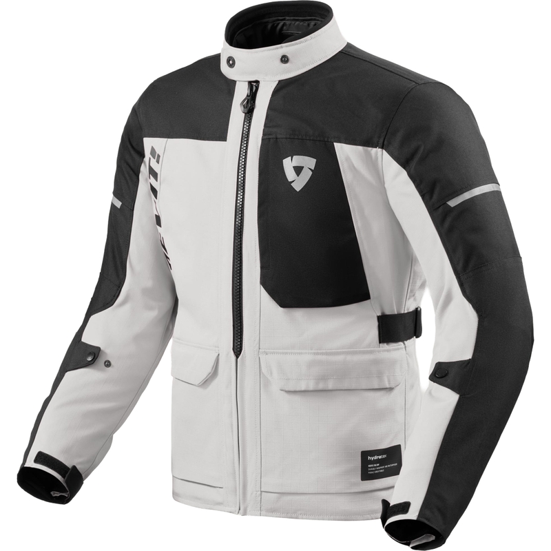 Motorcykeljakke Revit Convergent H2O, Sølv-Sort