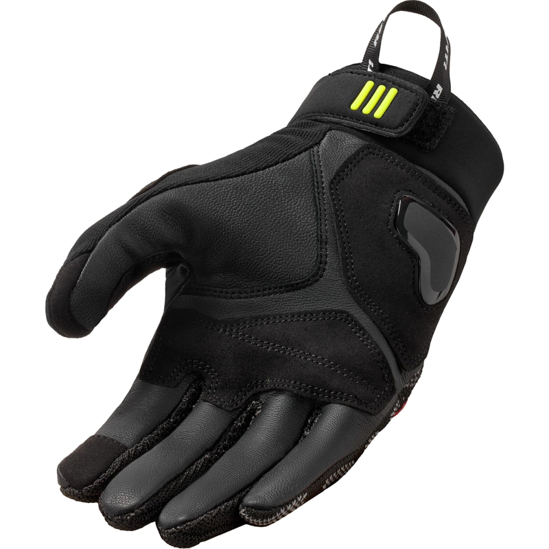 Motorcykelhandsker Revit Hyperspeed 3, Sort/Fluo Gul