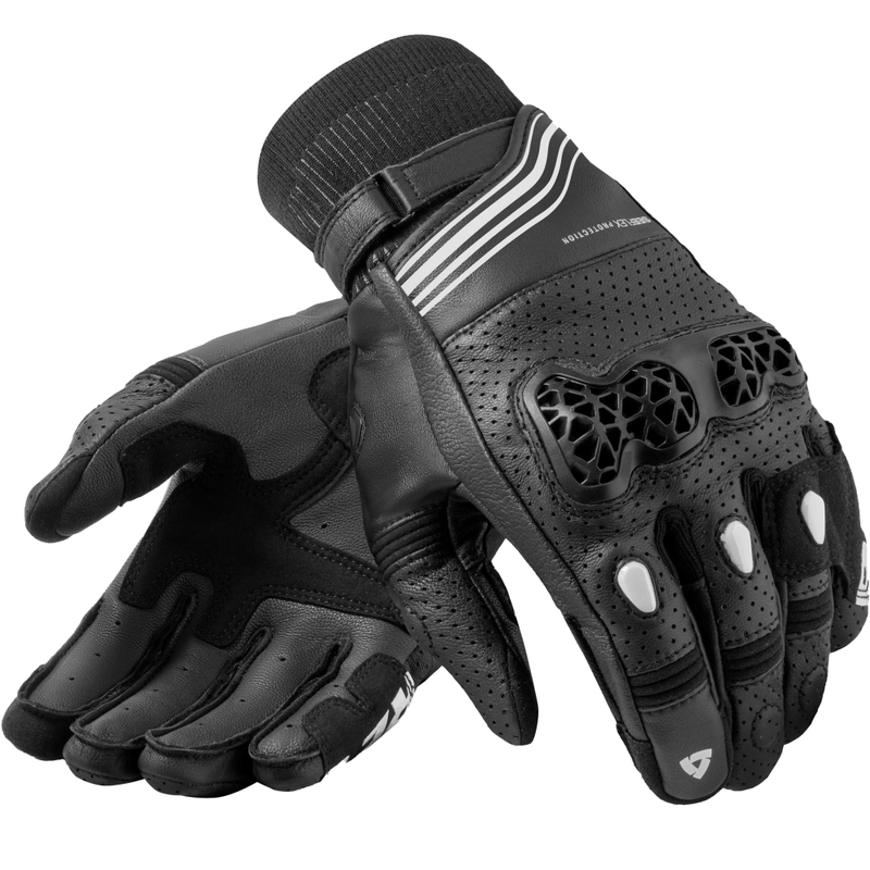 Revit Positron motorcykelhandsker sort-hvid