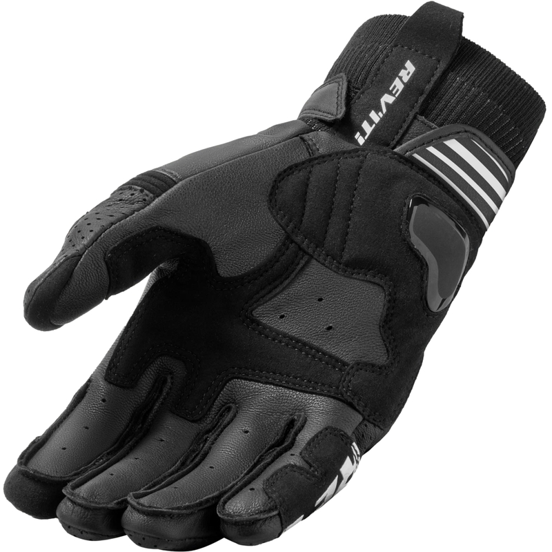 Revit Positron motorcykelhandsker sort-hvid