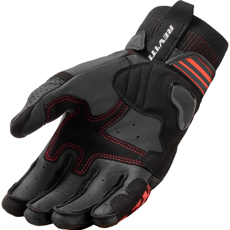 Revit Positron motorcykelhandsker sort-rød