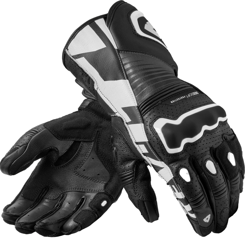 Revit Argon 3 motorcykelhandsker sort-hvid
