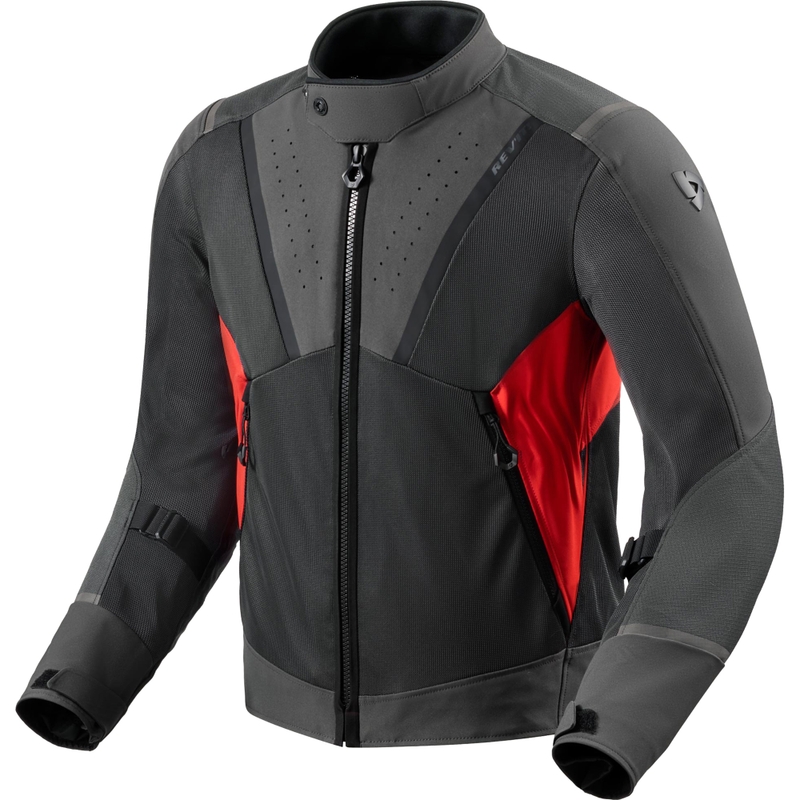 Revit Airwave 4 motorcykeljakke sort-rød
