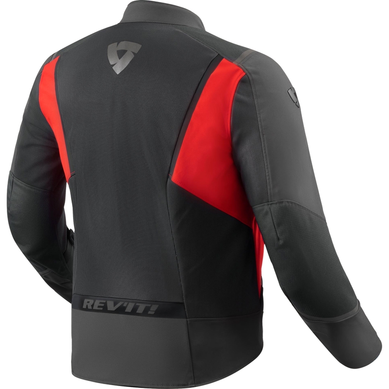 Revit Airwave 4 motorcykeljakke sort-rød
