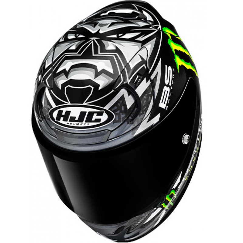 HJC RPHA 12 Quartararo Replica BL MC5 Integralhjelm, Sort