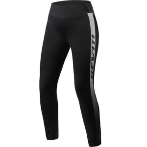 Revit Talia dame cropped motorcykelleggings sort-hvid