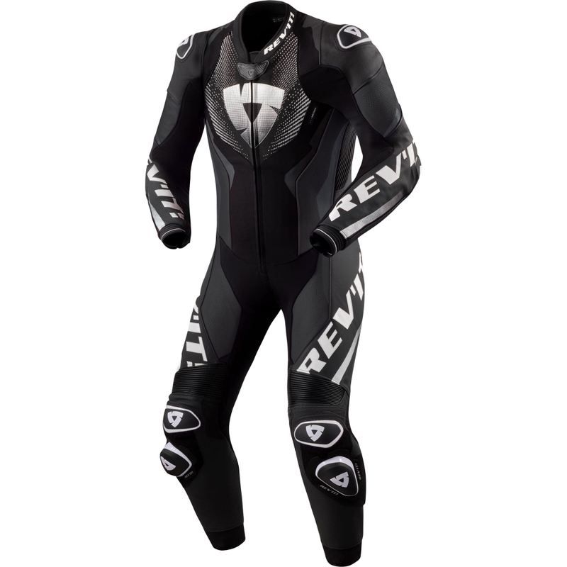 Motorcykeldragt Revit One Piece Hyperspeed 3, Sort/Hvid