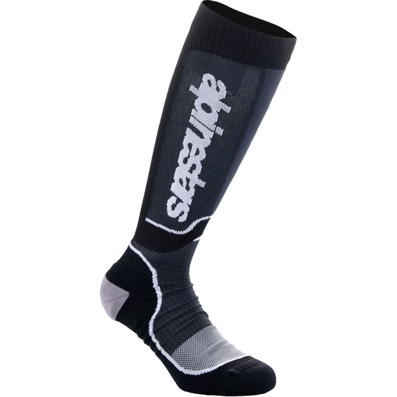 Alpinestars MX Plus Børnestrømper Sort-Hvid