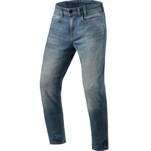 Revit Keegan Tapered Mellemblå Motorcykel Cropped Jeans