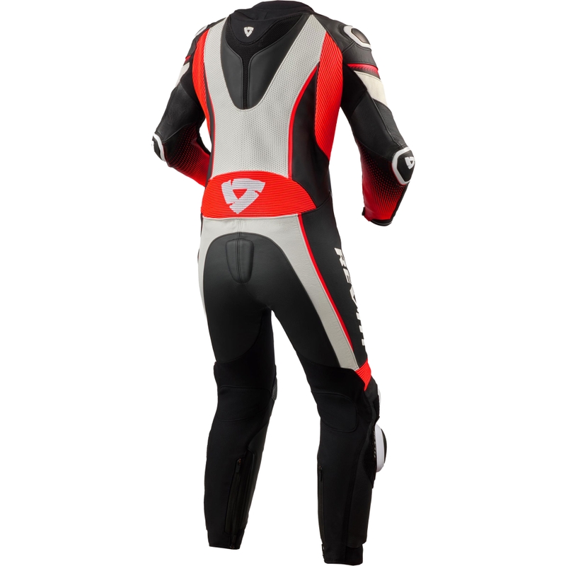 Revit Xena 4 dame motorcykeldragt hvid-fluo rød