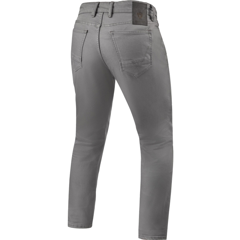 Revit Jamison Slim cropped motorcykeljeans grå