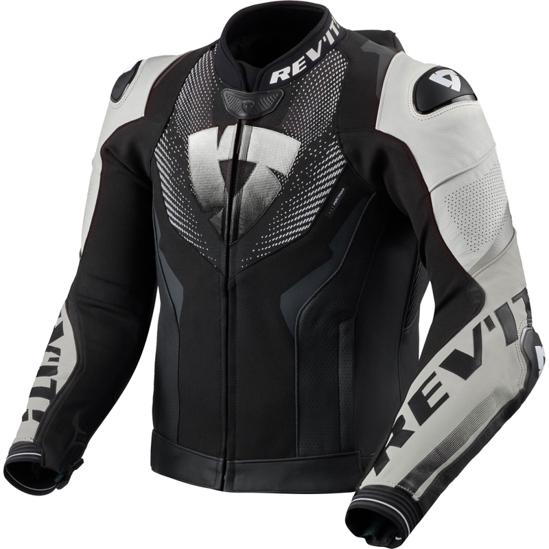 Revit Hyperspeed 3 PRO læder motorcykeljakke sort-hvid
