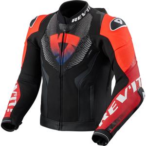 Revit Hyperspeed 3 PRO læder motorcykeljakke sort-rød