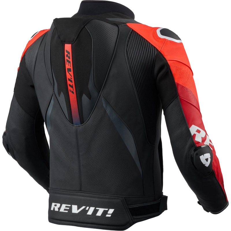 Revit Hyperspeed 3 PRO læder motorcykeljakke sort-rød