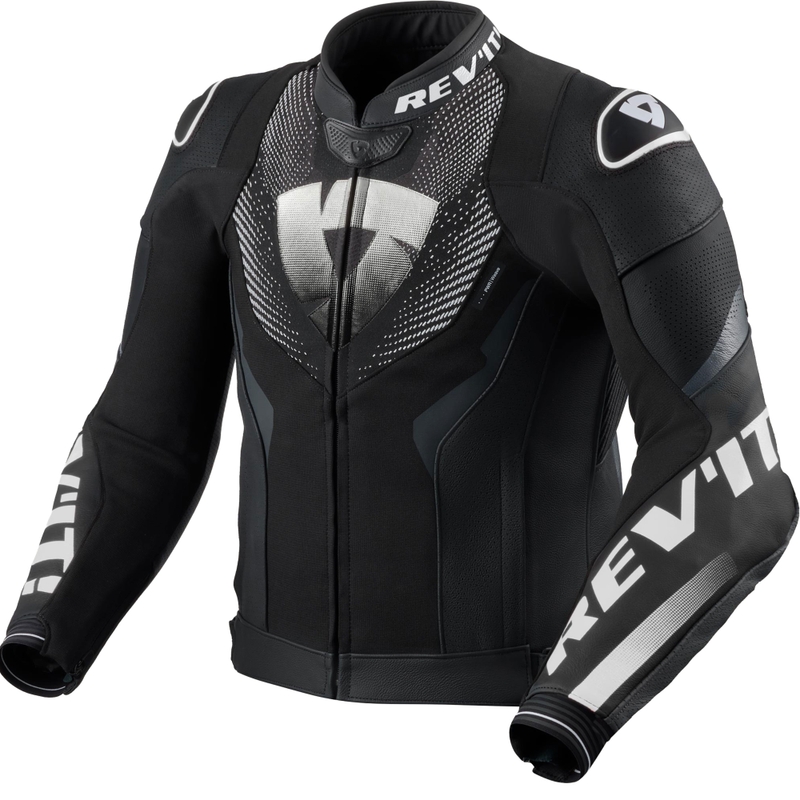 Revit Hyperspeed 3 Air læder motorcykeljakke sort-hvid