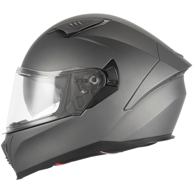 NOX N402 fullface motorcykelhjelm, mat titanium