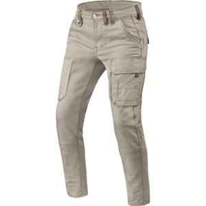 Revit Cargo Brant Slim Extra Cropped Motorcykeljeans, Sand