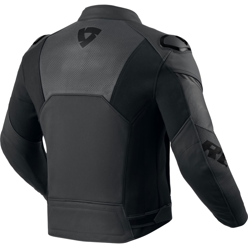 Revit Argon 3 lædermotorcykeljakke sort-antracit
