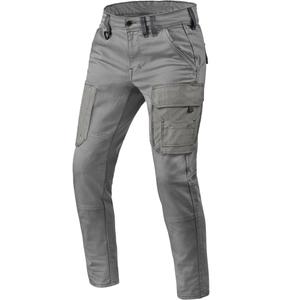 Revit Cargo Brant Slim Extra Cropped Motorcykeljeans Grå
