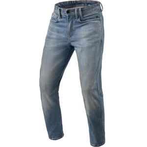 Revit Detroit 3 Tapered Mellemblå Vintage Motorcykel Cropped Jeans