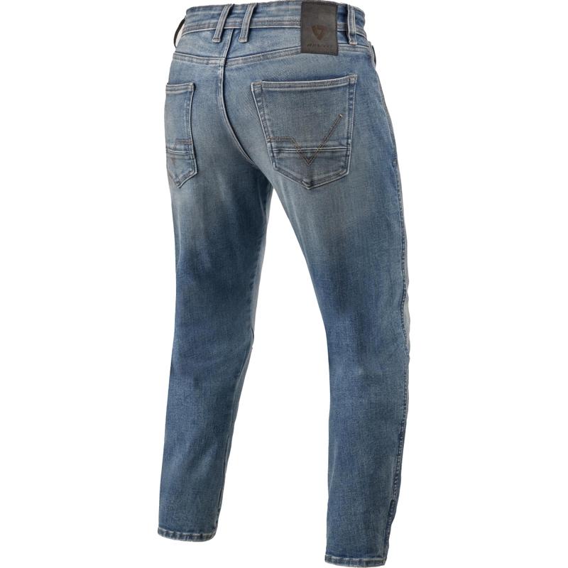Revit Detroit 3 Tapered Motorcykeljeans, Mellemblå