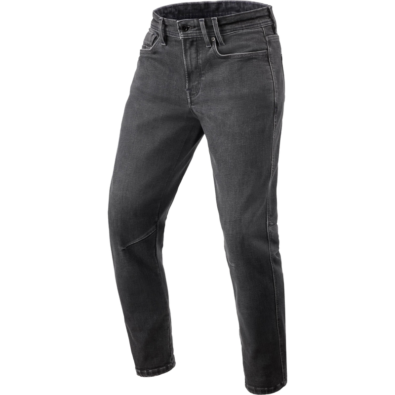 Revit Detroit 3 Tapered Classic Motorcykeljeans, Mørkegrå