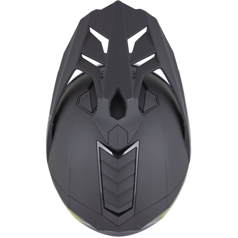 Enduro motorcykelhjelm ZED XD1 mat sort-fluo gul