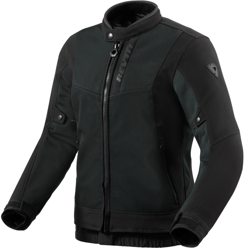 Motorcykeljakke Revit Highcrest Dame, Sort
