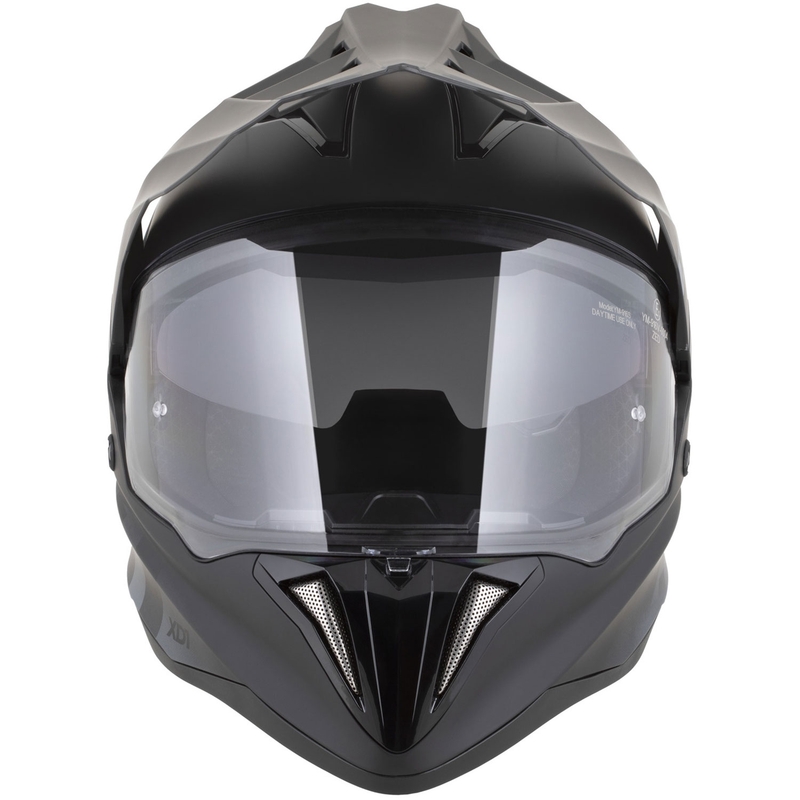 Enduro motorcykelhjelm ZED XD1 mat sort-mørkegrå