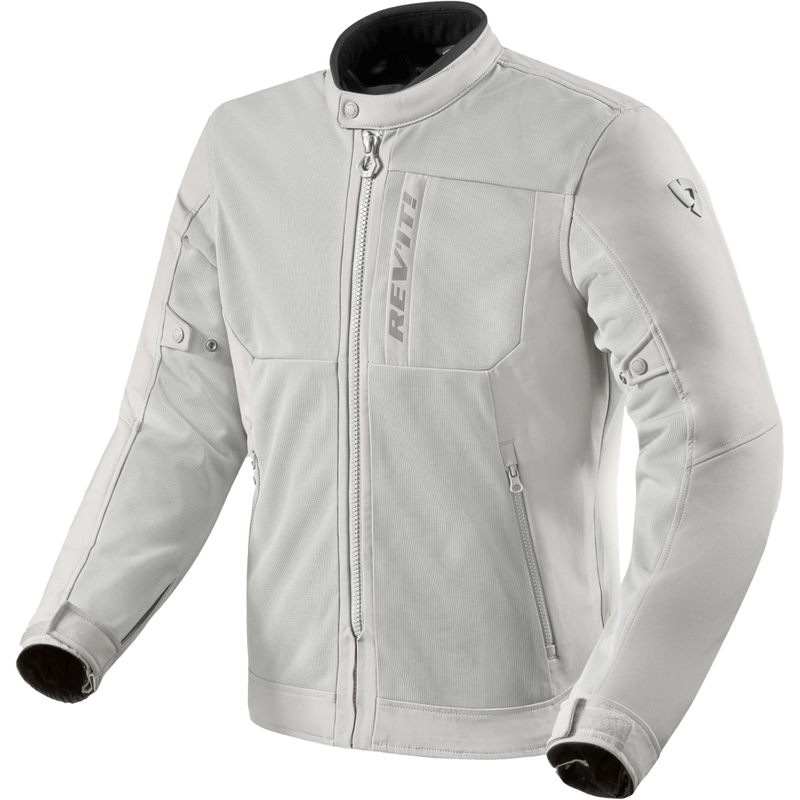 Motorcykeljakke Revit Highcrest, Sølv