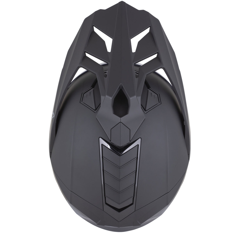 Enduro motorcykelhjelm ZED XD1 mat sort-mørkegrøn