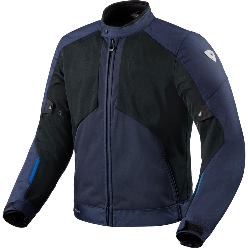 Revit Torque 3 H2O motorcykeljakke mørkeblå-sort