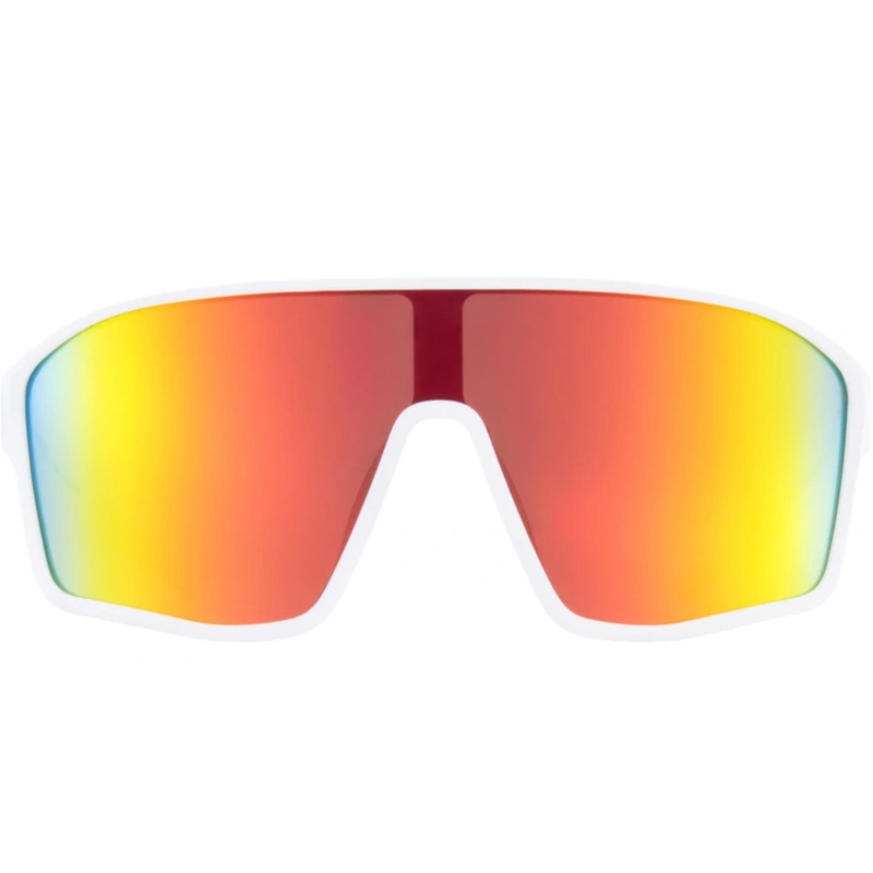 Red Bull Spect Daft solbriller hvide med rød-orange linser